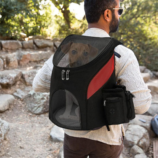 sac à dos respirant pour chien